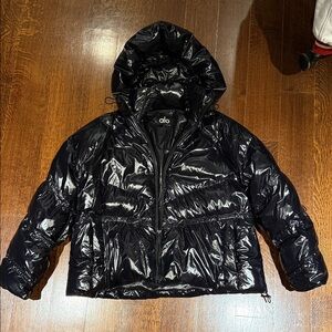 ALO Stunner Black Puffer Jacket